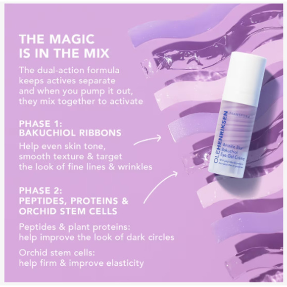 Ole Henriksen Wrinkle Blur Bakuchiol Eye Gel Creme 18 ml 0.6 oz - Picture 3 of 6